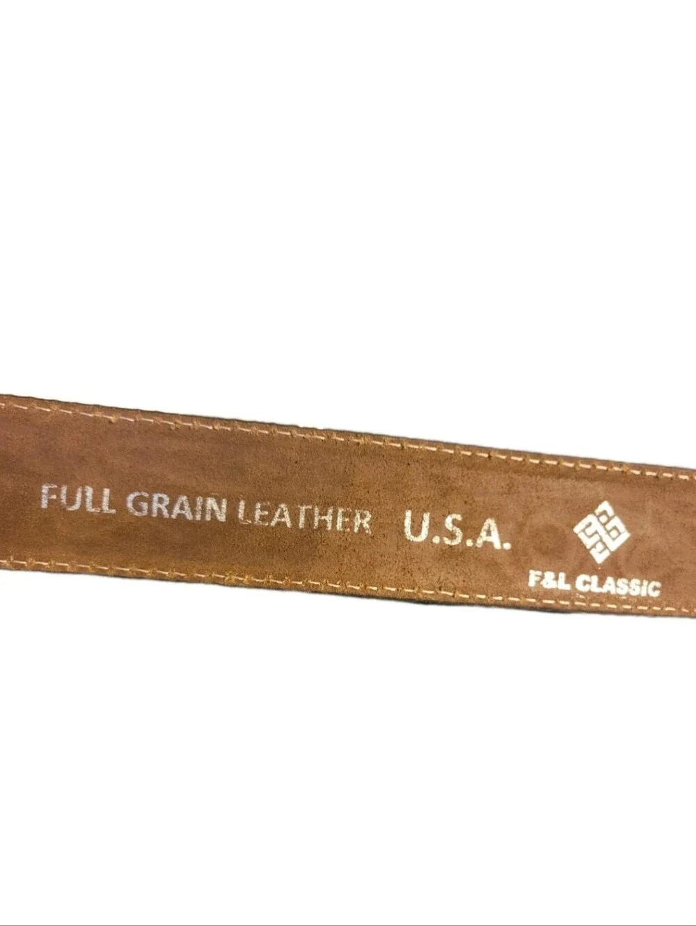 Two Western Leather Belts Embossed Men's Size 32 Cowboy Rodeo NWOT ARIAT & F&L